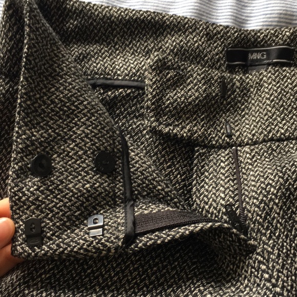 Mango MNG tweed style wide legged pants - Picture 6 of 9